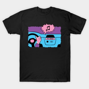 FM Radio Cartoon T-Shirt